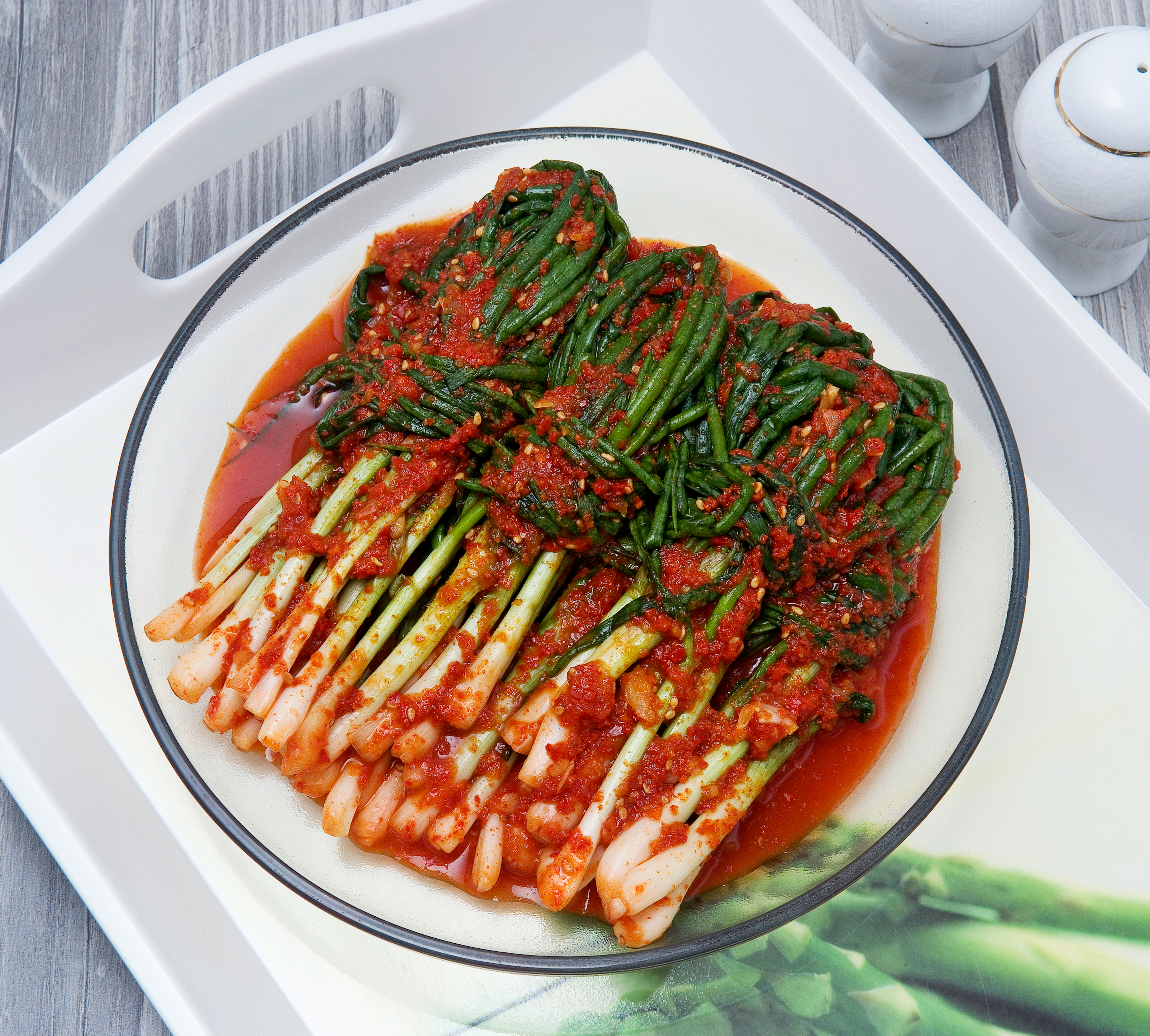 매운 실비파김치